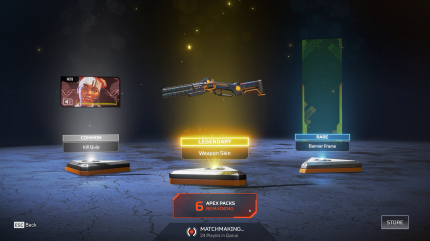 Apex Legends: Loot! Natürlich gibt es im Spiel auch Microtransaktionen. Diese sind jedoch vollkommen optional und bringen nur kosmetische Items mit.