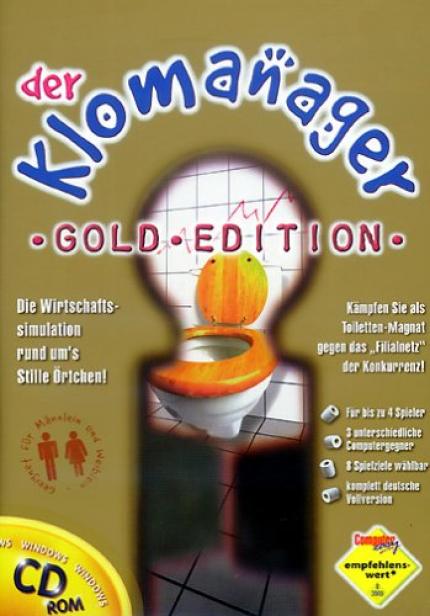 Packshot der deutschen WiSim 'Der Klomanager'.