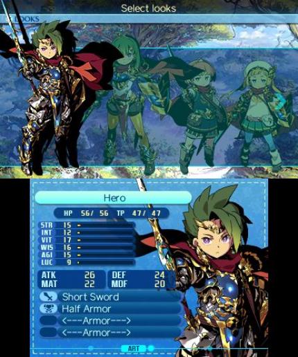 Etrian Odyssey Nexus Schadensklassen: Hero