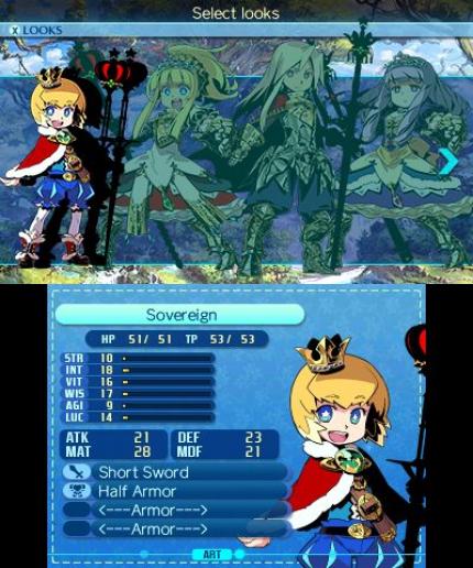 Etrian Odyssey Nexus unterstützende Klassen: Sovereign