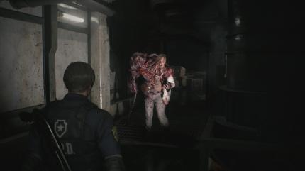 Der erste Bosskampf des Resident Evil 2 Remakes gegen den G-Virus alias William Birkin.