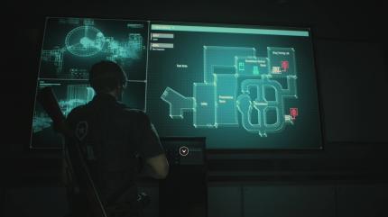 An der digitalen Map gebt ihr die Codes für die Luke und die Mischmaschine ein.