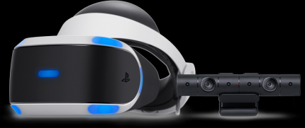 Das PSVR-Headset und die dem Set beiliegende und zwingend benötigte Playstation-Kamera.