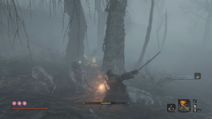 Im Nebel verstecken sich geisterhafte Gegner.