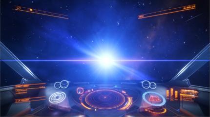 In diesem System von <em>Elite: Dangerous </em>strahlt uns anstatt einer klassischen Sonne ein greller weißer Zwerg an.