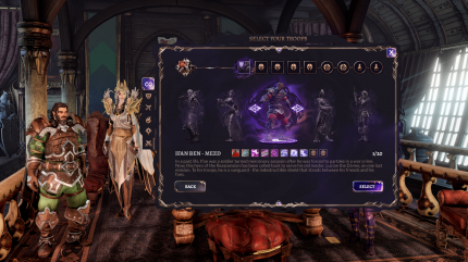 Unser Trupp wird in der Regel von einem Helden angeführt, bei denen es sich um die bekannten Charaktere aus Divinity: Original Sin 2 handelt.