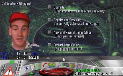 <em>First Encounters</em> ist das einzige <em>Elite</em>-Spiel, in dem ihr gefilmte Schauspieler zu Gesicht bekommt.