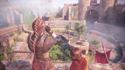 Trotz der allgemein düsteren Atmosphäre bietet A Plague Tale auch immer wieder schön leichtherzige Momente.