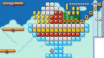 Wie im ersten Teil gilt: Wollen wir einen Level auf den Mario-Maker-Server hochladen, müssen wir ihn zuerst selbst absolvieren.