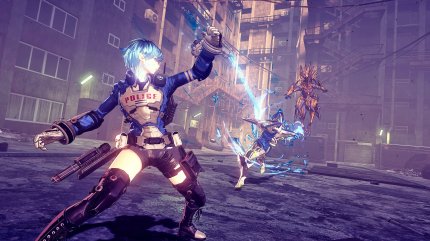 Die titelgebende Astral Chain verbindet uns mit unserer Legion und hat sogar spielerischen Nutzen in den actionreichen Kämpfen.