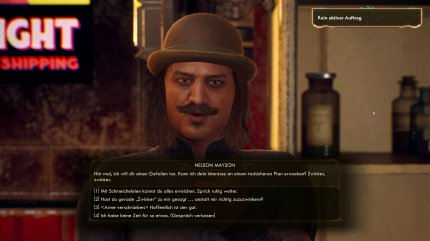 Typisch Obsidian: Die Charaktere sind interessant, die Dialoge witzig geschrieben und voller Möglichkeiten.
