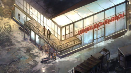 Disco Elysium spielt in der nahen Zukunft, strickt aber viele unterschiedliche Epochen zusammen. Die Welt gefällt vor allem, da sie so ikonisch und einzigartig wirkt.
