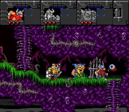 Lost Vikings 2 baut das Spielkonzept nur behutsam aus.