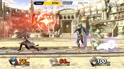 Im Klassischen Modus treten wir ausschließlich gegen andere Fire-Emblem-Figuren an. Der Strategie-Vorlage entsprechend werden Staminaschlachten ausgetragen.