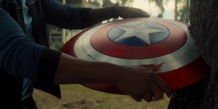 Der legendäre Schild von Captain America.