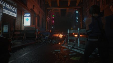 Raccoon City wird wunderbar atmosphärisch eingefangen. Ruhige Momente sind jedoch eher selten, denn überall lauern Zombies und andere Monstrositäten.