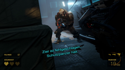 Die Combine machen uns natürlich auch in Alyx das Leben schwer. Siekommen mit verschiedenen Rüstungen und Waffensystemen daher.