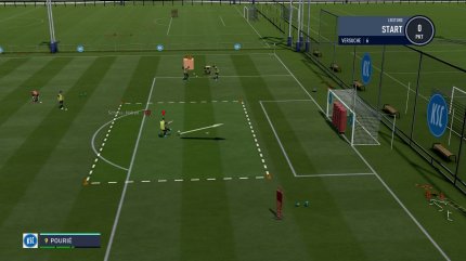 Schießen will gelernt sein, daher bietet euch FIFA 20 diverse Tutorials, in denen ihr eure Genauigkeit beim Abschluss trainieren könnt. 