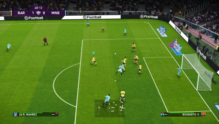 Sowohl Offensiv- als auch Defensiv-KI funktionieren in PES viel besser als bei der Konkurrenz.