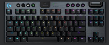 Produktbilder wie bei der Logitech G915 TKL deuten mit Regenbogen-Farben bei den Tasten an, dass die LEDs jeder Taste einzeln ansteuerbar sind. Das Kürzel TKL wiederum findet sich bei vielen Modellen ohne Nummernpad, Englisch 'Tenkey' - denn TKL bedeutet 'Tenkey-less'