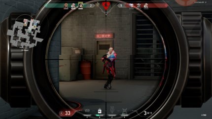 Im Fadenkreuz! Dieser Sova hats gleich hinter sich. Die Zielgenauigkeit des Spielers ist deutlich wichtiger als die Fähigkeiten der Agenten.