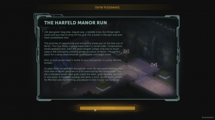 Unser Abenteuer durch Shadowrun Dragonfall beginnt mit dem Run auf die Harfeld Manor.
