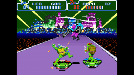Konami nutzte die Mode-7-Technologie des SNES, um ein Level komplett umzugestalten.