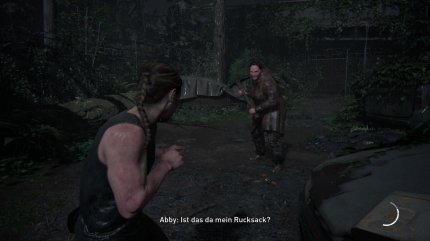 Diese Scar-Dame hat euren Rucksack. Holt ihn euch zurück.