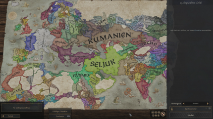 Die bespielbare Welt umfasst Europa, den nahen Osten sowie weite Teile Asiens und Nordafrikas.