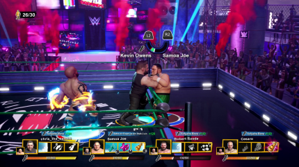 Es stehen einige Match-Varianten zur Auswahl, Gauntlet- oder Royal-Rumble-Matches sind jedoch wegen der geringen Move-Anzahl auf Dauer ziemlich ermüdend.