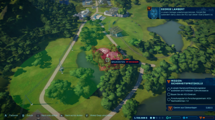 Das Management des Parks ist im Vergleich zu anderen Spielen des Genres eher simpel. Die Bedienung funktioniert auf der Switch hervorragend.