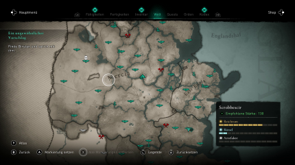 Die Hauptmap des Spiels ist nicht so große wie jene Odysseys, dafür gibt es weniger Leerlauf.