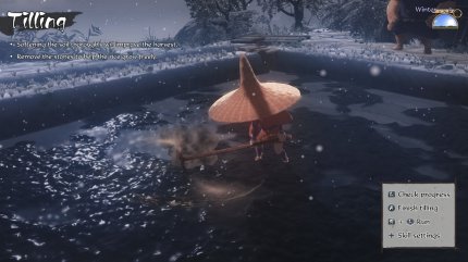 Arbeit muss leider auch sein und so beginnen wir unsere Vorbereitungen schon im frostigen Winter mit der Auflockerung der Erde.