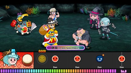 Im Story Mode feuert ihr mit eurem betörenden Getrommel eure Mitstreiter an, worunter sich auch gerne mal prominenter Besuch einschleicht.&nbsp;