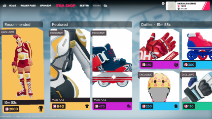 Im Ingame-Shop lassen sich jede Menge Objekte für euren Spielercharakter freischalten - vom neuen Helm bis hin zum individuellen Feuerwerk beim Torerfolg.