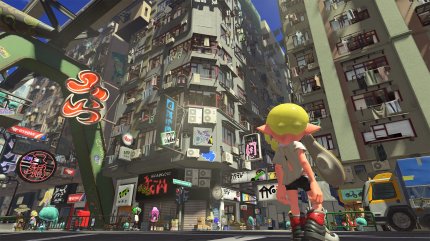 Die „Stadt des Chaos“ Splatsville im gleichnamigen Distrikt ist diesmal Hubworld und unser erster Anlaufpunkt.
