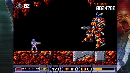 Viele deutsche Spieleveteranen wünschen sich sehnlichst ein Turrican 4. Aber warum? Würde nicht ein Spiel im Geiste des alten Run'n'Guns reichen? Im Bild seht ihr die kürzlich für PS4 und Switch erschienene Neuauflage Turrican Flashback. <br> &nbsp;
