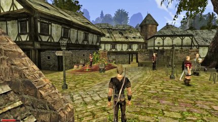 Jeder NPC in Gothic hat seinen festen Platz in der Spielwelt. Handwerker gehen ihrer Arbeit nach,Wachen patrouillieren und am Abend stehen sie gemeinsam in der Kneipe und saufen sich einen.&nbsp;