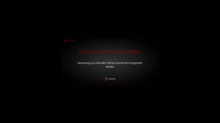 Ein vertrautes Bild für Outriders-Spieler: Wieder mal ist die Serververbindung unterbrochen worden.