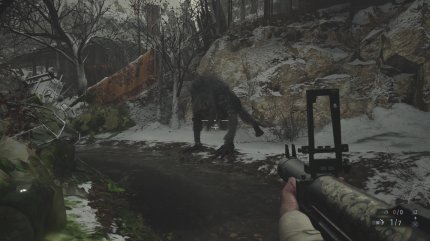 Den Werwolf erledigt ihr mit dem neuen Granatwerfer.