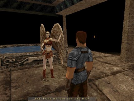 Mit King’s Quest: Maske der Ewigkeit wagt Roberta Williams 1998 den Sprung in die dritte Dimension und reichert das Ganze mit Action-Adventure-Elementen an. Nicht allen eingefleischten Fans gefällt das.<br> &nbsp;