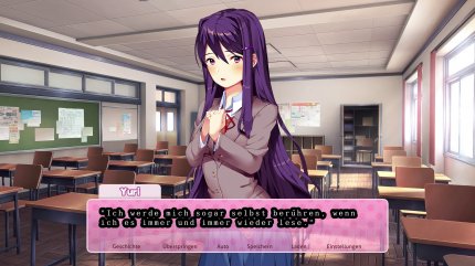 Was als Visual-Novel-Dating-Sim beginnt, wird nach und nach immer absurder. In diesem Literaturklub geht etwas ganz Seltsames vor sich.