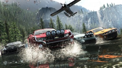 In Ubisofts The Crew rast man kreuz und quer durch eine herunterskalierte Version der USA. Eine Echtzeit-Spritztour von der Ostküste zur Westküste dauert etwa 45 Minuten.