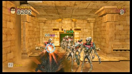Wäre Link in Twilight Princess so vielen Feinden gegenübergestanden, wie es teilweise in Crossbow Training der Fall ist, wäre seine Heldenkarriere wohl kurz ausgefallen.&nbsp;