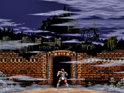 Schon der erste Screen des Spiels ist wunderbar düster und atmosphärisch. Bis wir das Schloss überhaupt erreichen, müssen wir einige Levels überstehen.