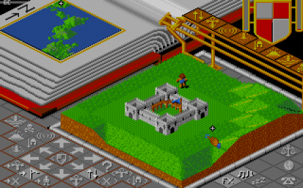 Auch die Göttersimulation Populous (1989) läuft in Echtzeit ab, verkauft sich über vier Millionen Mal und schafft es später in zahlreiche „Die 50 besten Spiele aller Zeiten“-Listen.