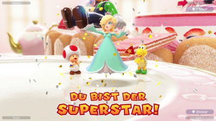 Ob in fernen Galaxien oder gigantischen Geburtstagstorten - Rosalina ist immer auf der Jagd nach Sternen!
