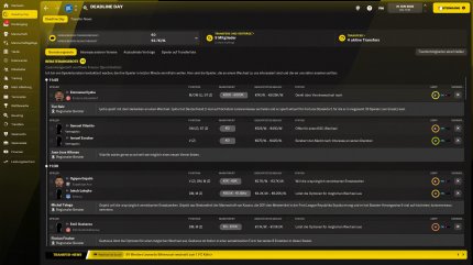 Bock auf einen Last-Minute-Transfer? Am Deadline Day versuchen Spieleberater, euch eine Verpflichtung ihrer Klienten schmackhaft zu machen.
