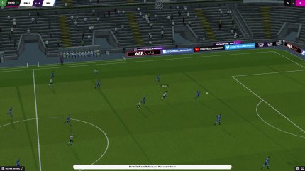 Die Match Engine des FM 2022 wurde nochmal etwas überarbeitet. Ein absoluter Augenschmaus ist das Spiel aber noch immer nicht.
