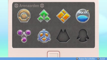 Zum Abschluss gibt es noch ein Schmankerl für Fans der Originale: Spielt ihr im Handheld-Modus, könnt ihr per Touchscreen wieder eure erhaltenen Orden polieren!